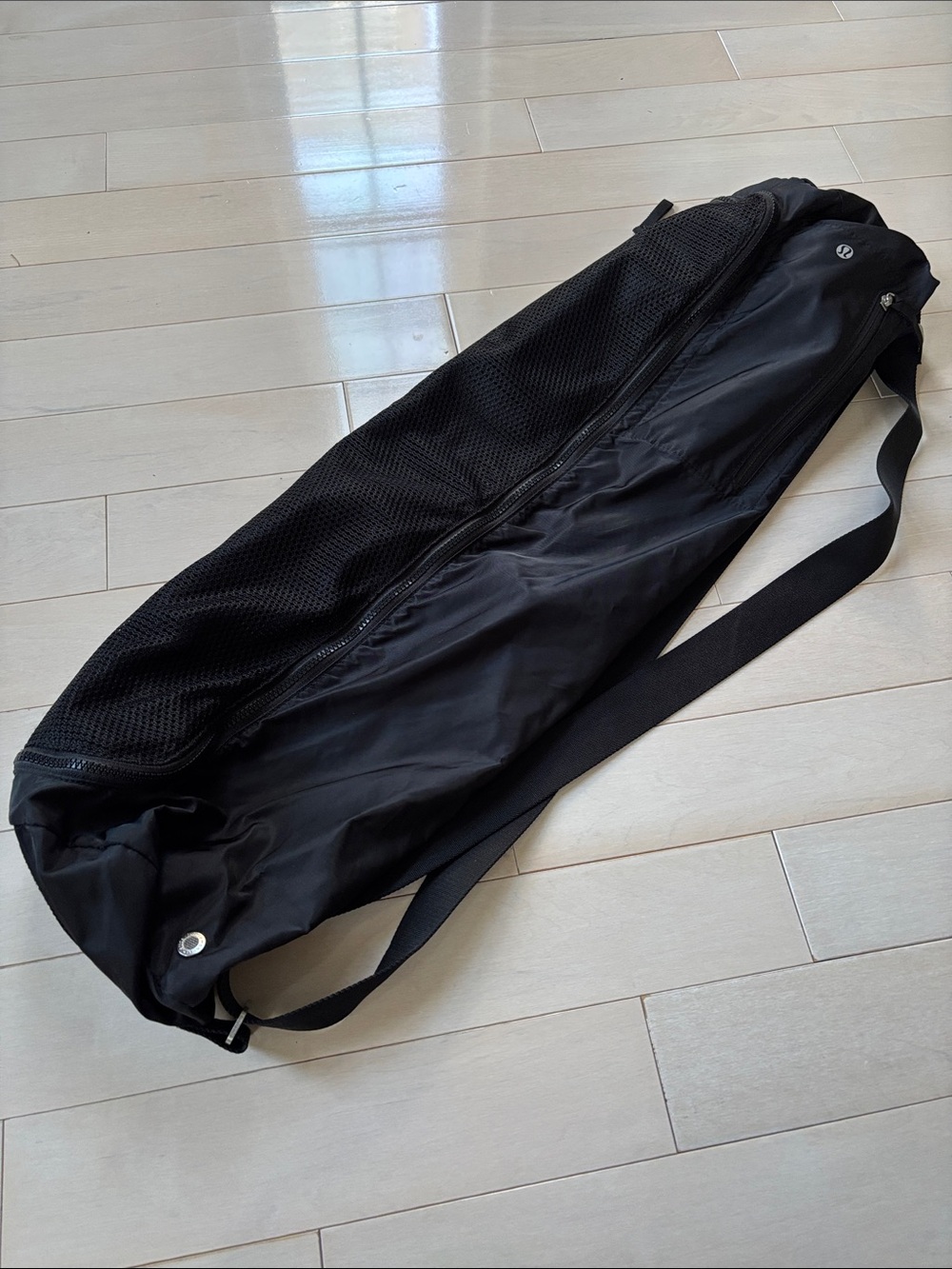 Black Mesh Yoga Mat/Equipment bag